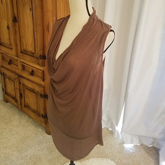 Helmet Lang Cowl Neck Drape Top - Picture 3 of 4